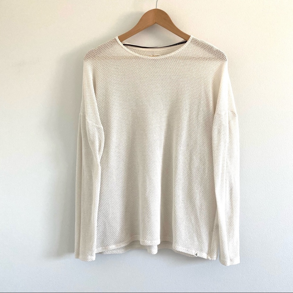 Volcom flowy textured knit size S